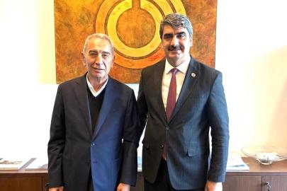 Aşkale Belediye Başkanı Polat’tan Polat Holding Yönetim Kurulu Başkanı Adnan Polat’a nezaket ziyareti