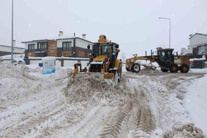 Aziziye’de karla mücadele seferberliği