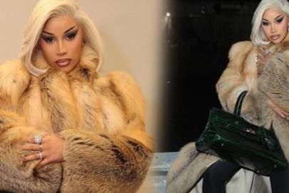 Cardi B ve robot arasında sıradışı anlar! Dans ederken üzerine devrildi