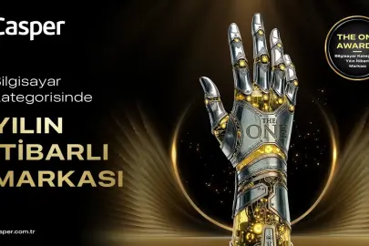Casper The One Awards’ta bilgisayar kategorisinde “Yılın İtibarlı Markası” seçildi