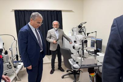 Diyarbakır Ergani Devlet Hastanesi’nde göz anjiyo cihazı hizmete girdi