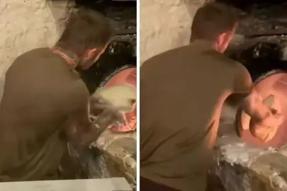 Dünyaca ünlü isim kebapçıda tandır ekmeği pişirdi