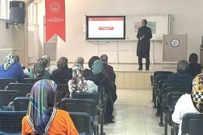 Elazığ’da kadına yönelik şiddetle mücadele eğitimi verildi