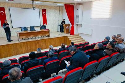 Elazığ’da muhtarlara çığ farkındalık eğitimi