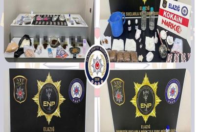 Elazığ’da uyuşturucu operasyonu: 20 şüpheli tutuklandı