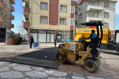Gebze'de yıpranan yollara anında onarım