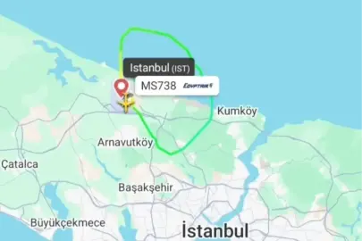 İstanbul Havalimanı'ndan Kalkan Egyptair Uçağı Acil İniş Yaptı