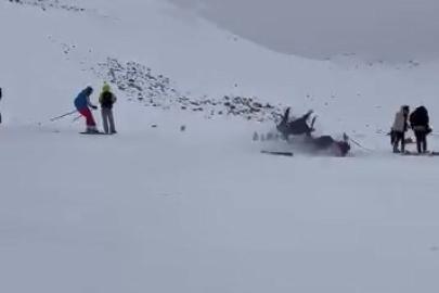 Kayak merkezinde kaza: 6 yaralı