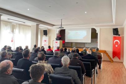 Kemaliye’de üreticilere B-Reçete Sistemi anlatıldı