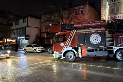 Kocaeli'de kahvehanenin balkonundaki jeneratörde çıkan yangın söndürüldü