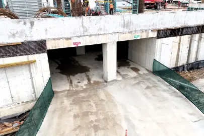 Kocaeli'de o otoparkın ilk katı hizmete alındı