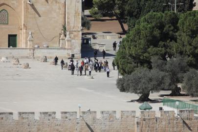 Mescidi Aksa'ya geçen yıl 65 bini aşkın işgalci baskın düzenledi