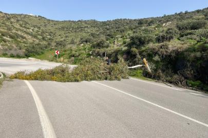 Muğla’da kuvvetli fırtına hayatı olumsuz etkiledi