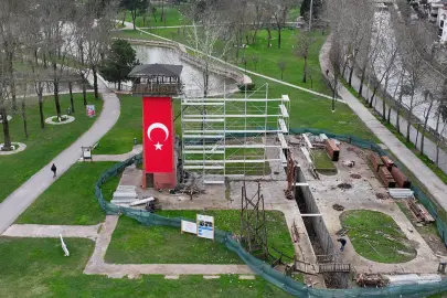 Sakarya’nın sembolü Tarihi Çark’ta yıllar sonra su akacak