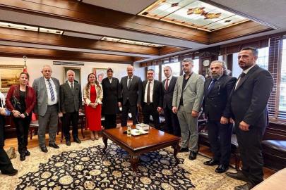 SATKOF ve USTKON’dan Bakan Yardımcısı Yiğitbaşı’na ziyaret