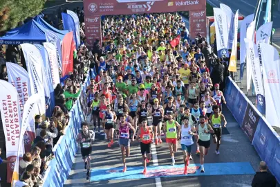 Trabzon'da coşkulu maraton