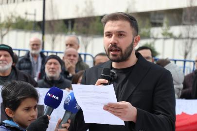 ABD Büyükelçiliği önünde Filistin’e destek: Mescid-i Aksa’nın kapatılması kabul edilemez