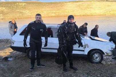 Batman’da baraj gölüne gömülen araç 3 gün sonra bulundu
