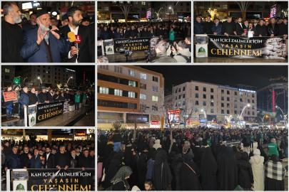 Batman'da binlerce kişi İran'a yönelik saldırıları protesto etti