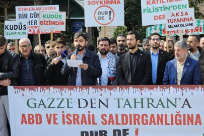 Bursa'da İran'a yönelik saldırılar tel'in edildi: Müslümanlar izzetlice ayağa kalkmalıdır