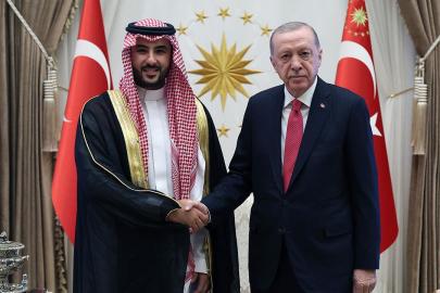 Cumhurbaşkanı Erdoğan, Suudi Arabistan Veliaht Prensi Selman ile görüştü