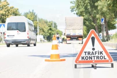 Erzincan’da drone destekli trafik denetimi