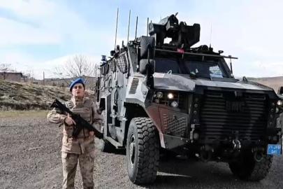 Iğdır’da kadın Jandarmalar 8 Mart’ı görev başında kutladı