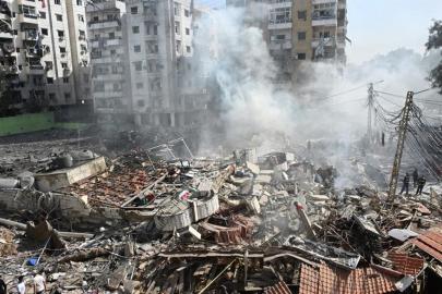 İşgalci İsrail ordusu Beyrut'taki Dahiye bölgesine hava saldırısı düzenledi