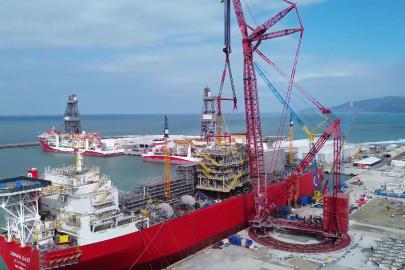 Karadeniz gazında yeni aşama: Osman Gazi platformuna kritik modül entegre edildi