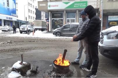 Kars eksi 15’i gördü: Baharda Sibirya soğukları etkili oluyor