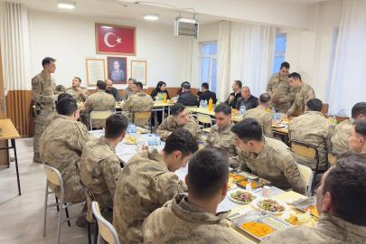 Kaymakam Arıkan, jandarma personeliyle iftarda buluştu