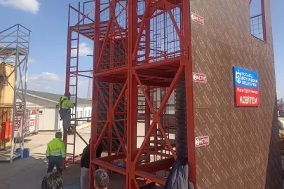 Kocaeli Büyükşehir personeline 'yüksekte çalışma' eğitimi