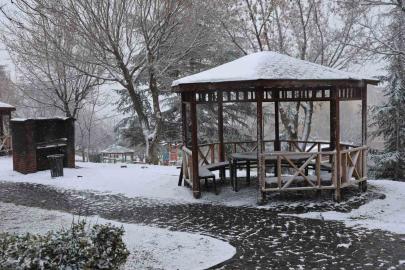 Mart ayında Elazığ’a kar sürprizi