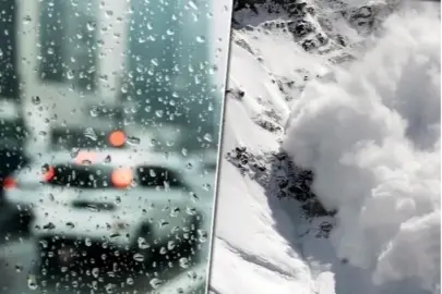 Meteoroloji’den yağış ve çığ uyarısı