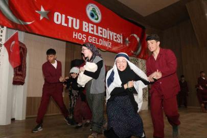 Oltu’da coşkulu kurtuluş bayramı