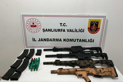 Şanlıurfa’da ruhsatsız silah operasyonu