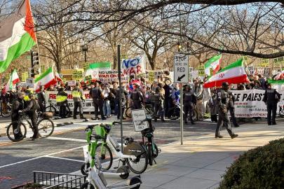 Siyonist-Amerikan saldırıları, ABD'de protesto edildi
