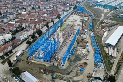 Türkiye'nin ilk hızlı tren fabrikasının yapımında yüzde 55 ilerleme sağlandı