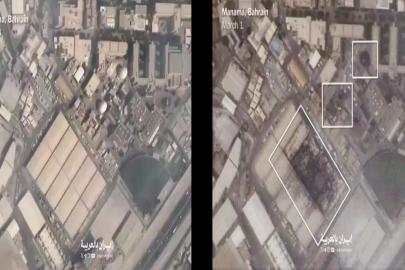 Uydu görüntüleri Bahreyn’deki ABD 5'inci Filo karargahındaki hasarı ortaya koydu