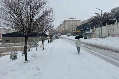 Van’da mart ayı kapıdan baktırdı: Kar yağışı ulaşımı durdurdu