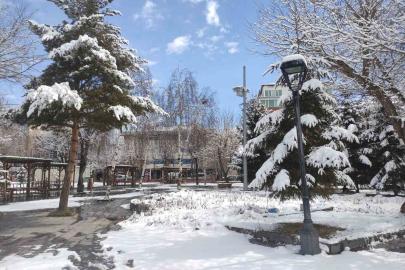 Ardahan’da kar kartpostallık görüntüler sundu