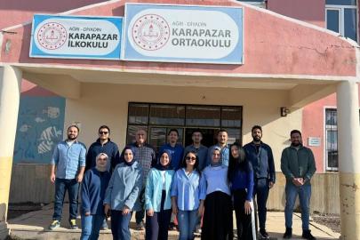 Diyadin’de maviyle yükselen farkındalık