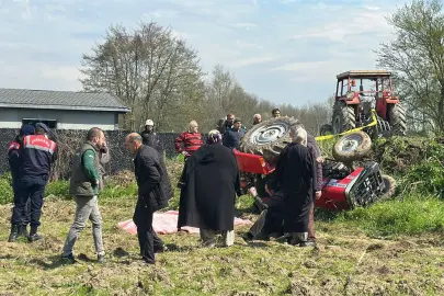 Düzce’de traktör kazası: 1 ölü