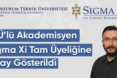 ETÜ’lü akademisyen Sigma Xi tam üyeliğine aday gösterildi