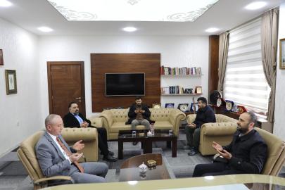 HÜDA PAR Ağrı İl Başkanı Yılmaz’dan İl Milli Eğitim Müdürü Kökrek’e taziye ziyareti