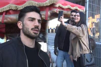 Kestaneci Alper’in ünü dünyaya yayıldı! Turistler fotoğraf çektirmek için sıraya giriyor