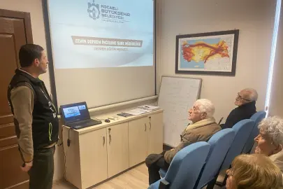 Kocaeli'de 65 yaş üstüne simülasyonlu deprem eğitimi