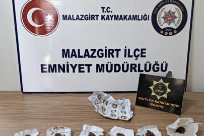 Muş’ta narkotik operasyonları