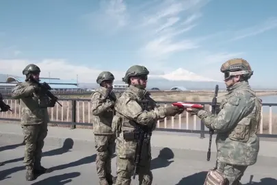 Nahçıvan askerleri tatbikat için Türkiye’de