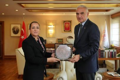 Vali Bilgihan'dan Bakan Ersoy'a ziyaret